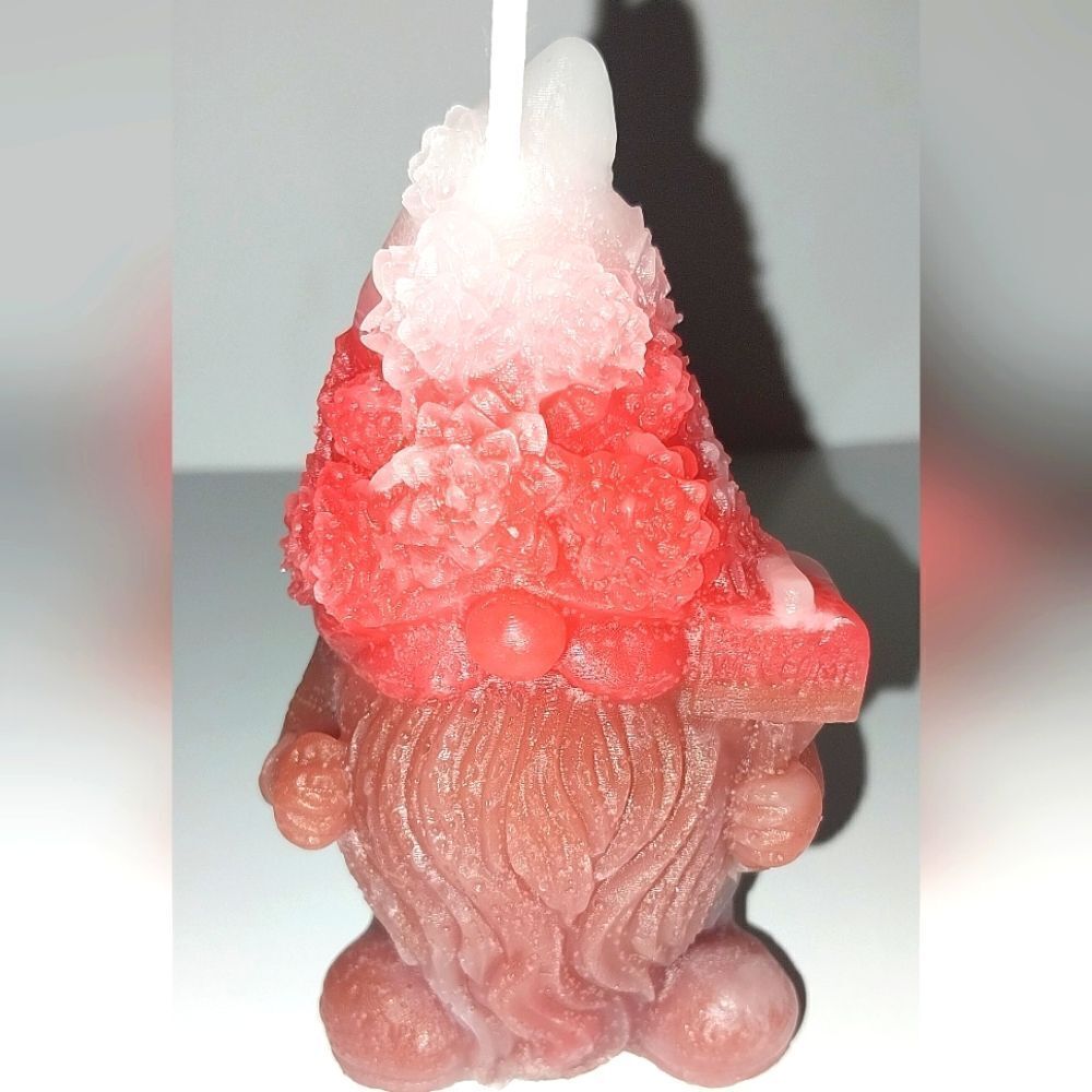 Hand crafted limited edition Gnome candle